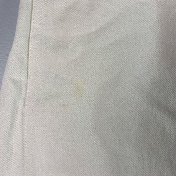 Sandy Liang Tams High Waisted Frayed Denim Mini Skirt - Picture 7 of 10